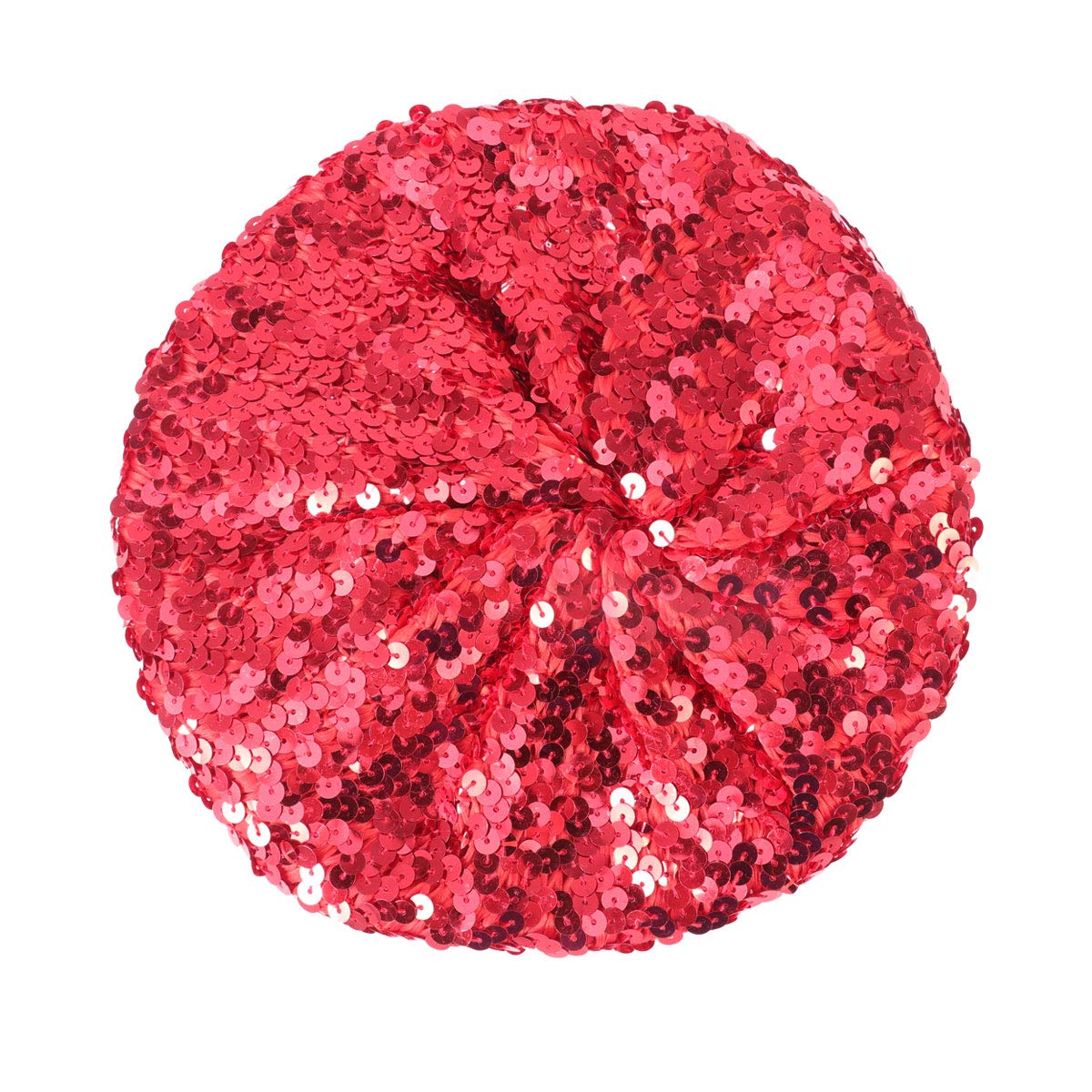 KESYOO Women's Sparkle Sequins Beret Hat - French Fashion Beret for Dance Performance & Costume Accessories (Rosy) | Perfect for Ballet, Cosplay, and Vintage Outfits