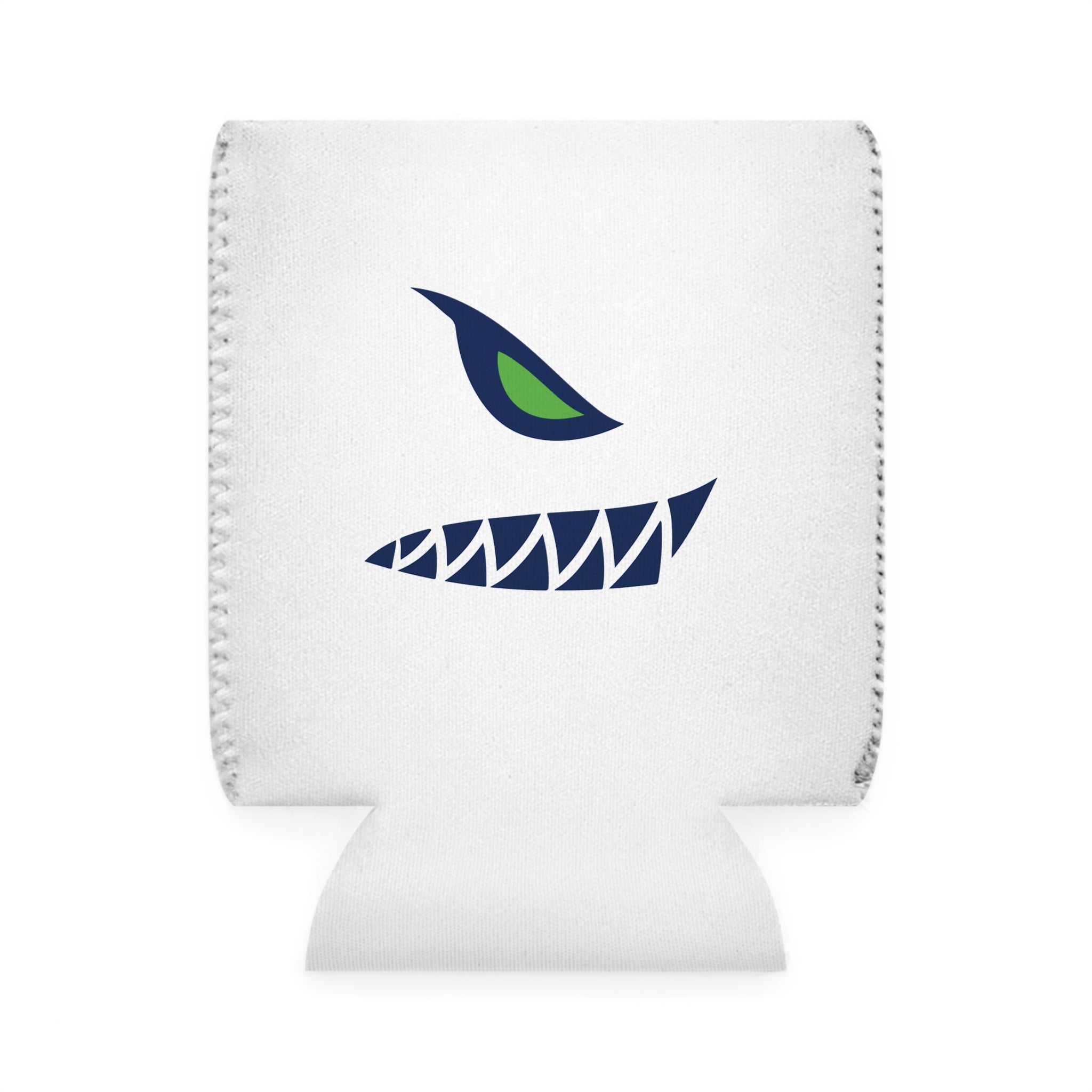 Seawolves White 12oz Standard Beer Can Cooler Koozie - Keep Drinks Cold for Outdoor Parties, BBQs & Beach Days