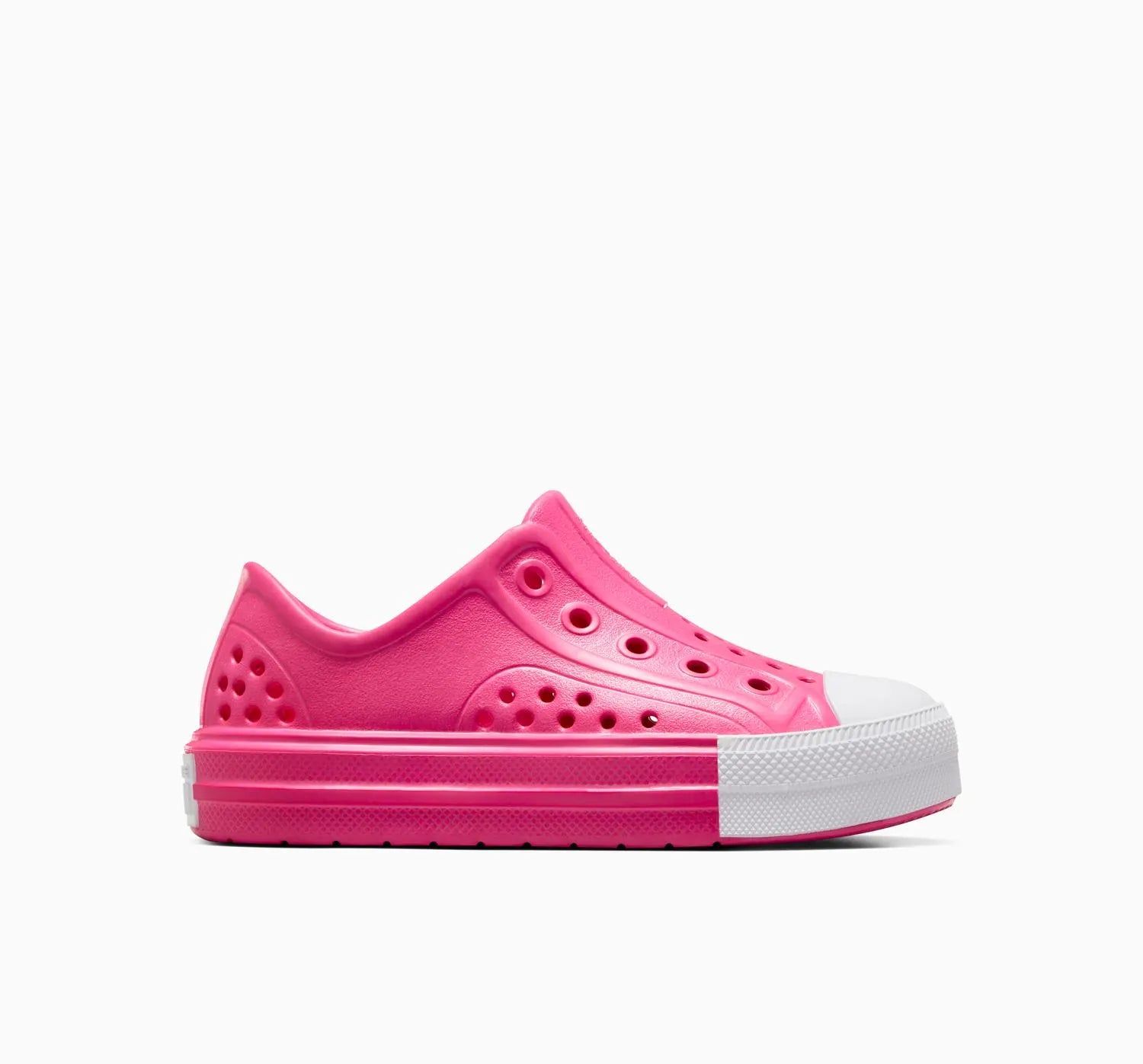 Converse Kids All Star Play Lite CX Easy On Clogs - Fuchsia/White - Comfortable & Stylish Toddler Shoes for Playtime & Everyday Wear