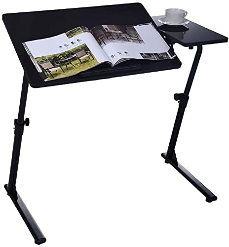 Adjustable Height Folding Computer Desk - Home Office Desk with Ergonomic Design for Work, Study & Gaming | Perfect for Small Spaces, Bedroom & Dorm Rooms