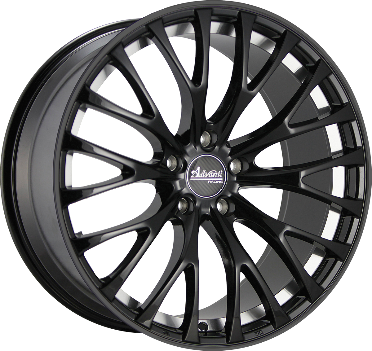 Advanti Fastoso Matte Black 20x9 +30 5x112mm 66.56mm Machined Undercut Wheels - Perfect for Audi, VW, and Mercedes Performance Upgrades