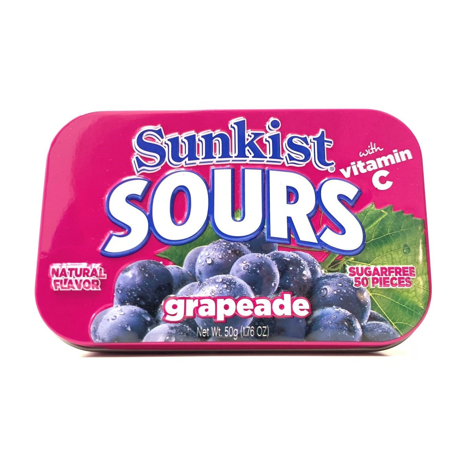 Big Sky Sour Grapeade Sugar Free Mints - 6 Count Tin | Refreshing Breath Freshener for Work, Travel & After Meals