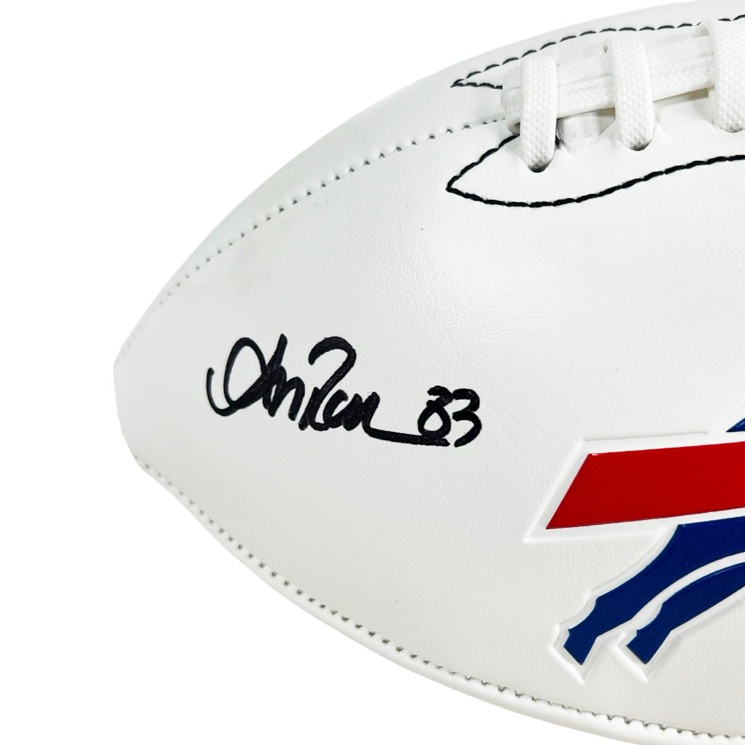 Andre Reed Autographed Buffalo Bills NFL Football with HOF 14 Inscription - Officially Licensed Team Logo - JSA Certified - Perfect for Collectors, Sports Memorabilia Displays & Fan Gifts