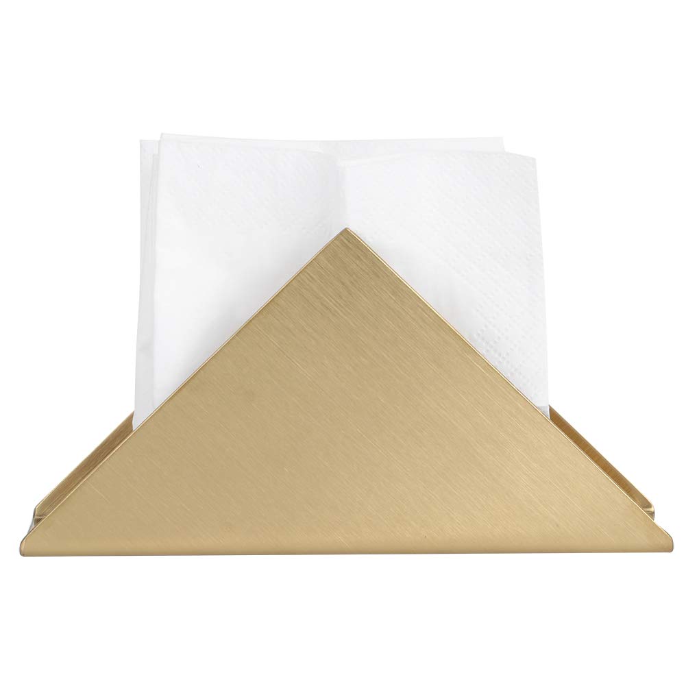 Durable Standing Paper Towel Holder & Napkin Holder - Stainless Steel Bathroom & Kitchen Organizer for Home, Hotel, Restaurant | Perfect for Countertop, Vanity, and Dining Table