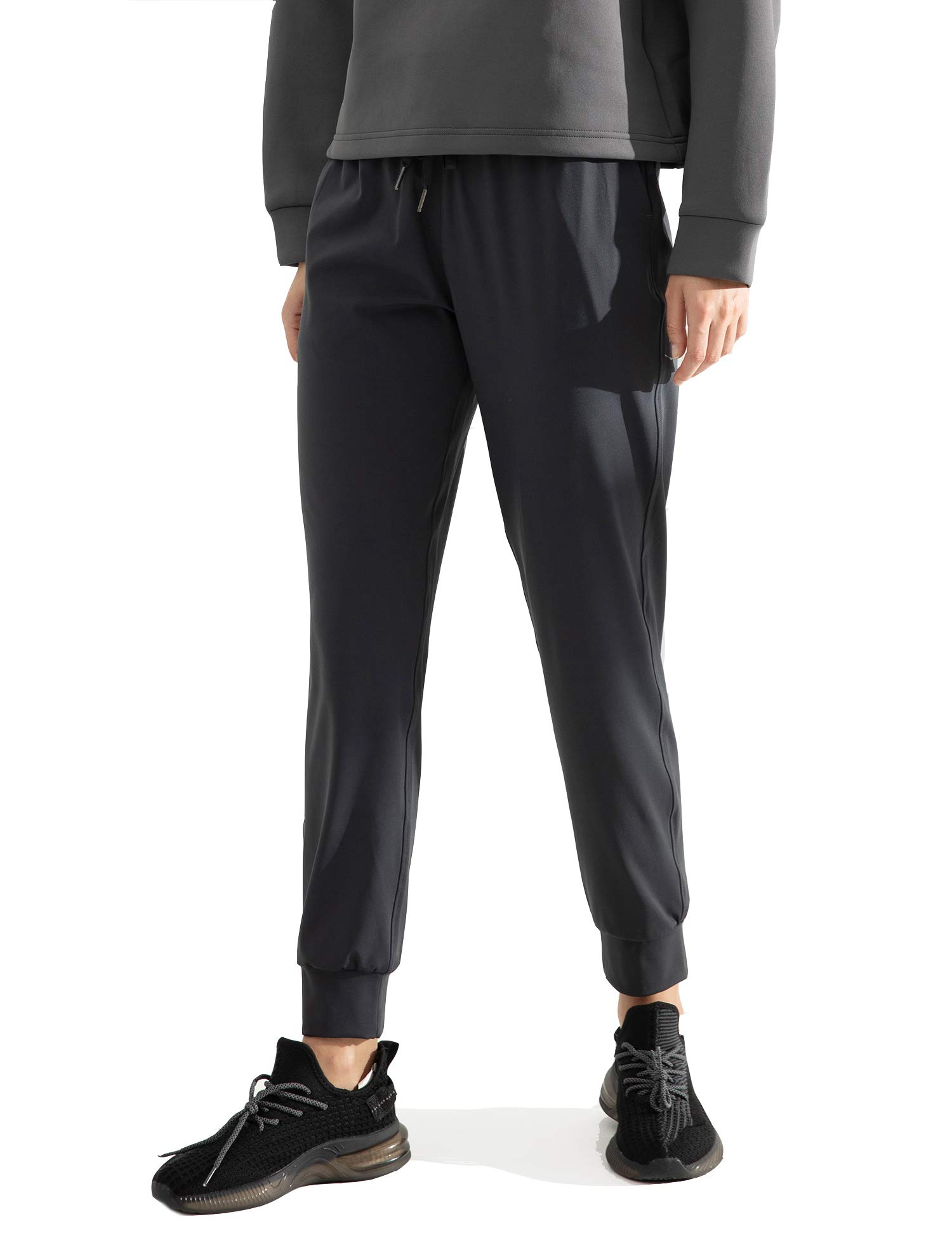 AJISAI Women's Joggers Pants - Soft Running Sweatpants with Drawstring & Pockets for Lounge, Workout, and Casual Wear | Comfortable Athletic Pants for Yoga, Gym, and Everyday Use
