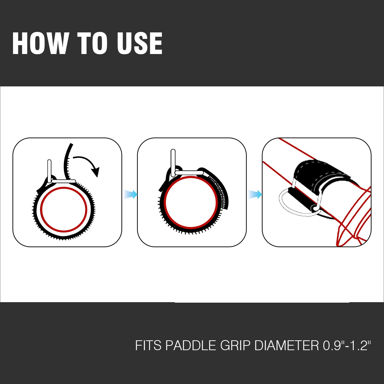 2 Pack Heavy Duty Retractable Coiled Fishing Lanyard - Secure Rod Straps & Kayak Paddle Leash for Fishing, Boating, Kayaking & Paddle Board Accessories | Perfect for Saltwater & Freshwater Fishing Trips
