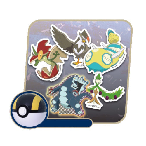 Original Pokemon Monster Ball Sticker Collection - Takara Tomy Official Sticker Set for Scrapbooking, Journaling, and DIY Crafts
