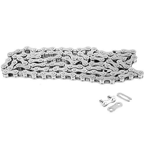 Durable High-Performance Single-Speed Road Bike Chain - Heavy Duty Bicycle Accessories for Mountain & Road Bikes - Perfect for Commuting, Racing & Off-Road Cycling