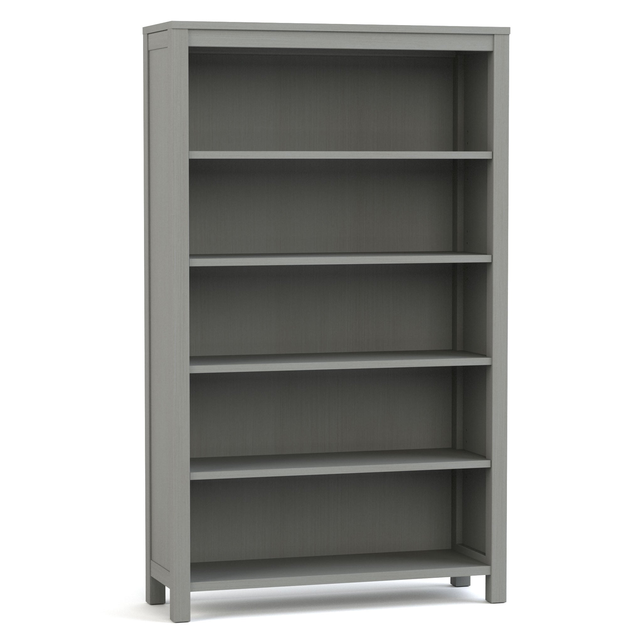 Origins 60 Inch Tall Wooden Bookshelf - 5-Tier Storage Shelf for Living Room, Bedroom, Office & Study - Sturdy Bookcase for Organizing Books, Decor & Essentials