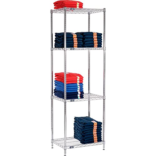 Nexel 4-Tier Adjustable Wire Shelving Unit 18