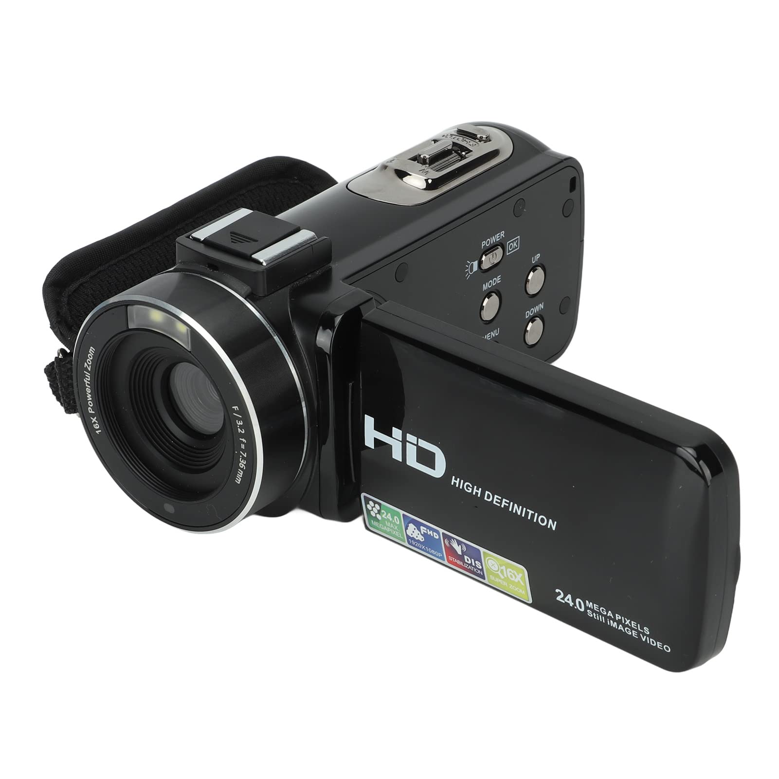 Full HD 1080P 24MP Video Camera Camcorder with 18X Zoom & 3.0