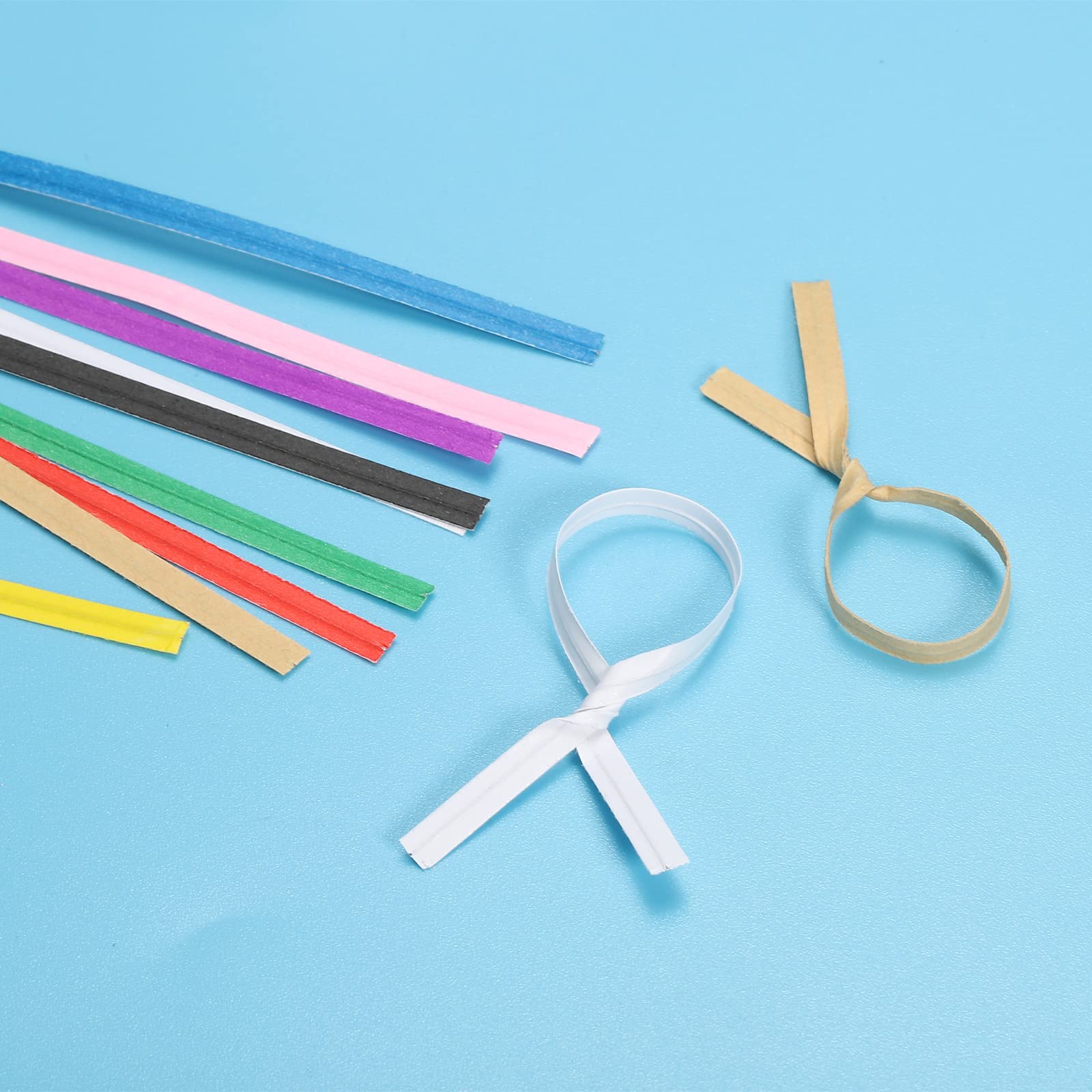 PATIKIL 4-inch White Twist Ties - 1500 Pack for Securing Gift Bags, Candy Wrappers, Bread Bags & DIY Crafts | Perfect for Party Decorations, Baking Storage & Art Projects