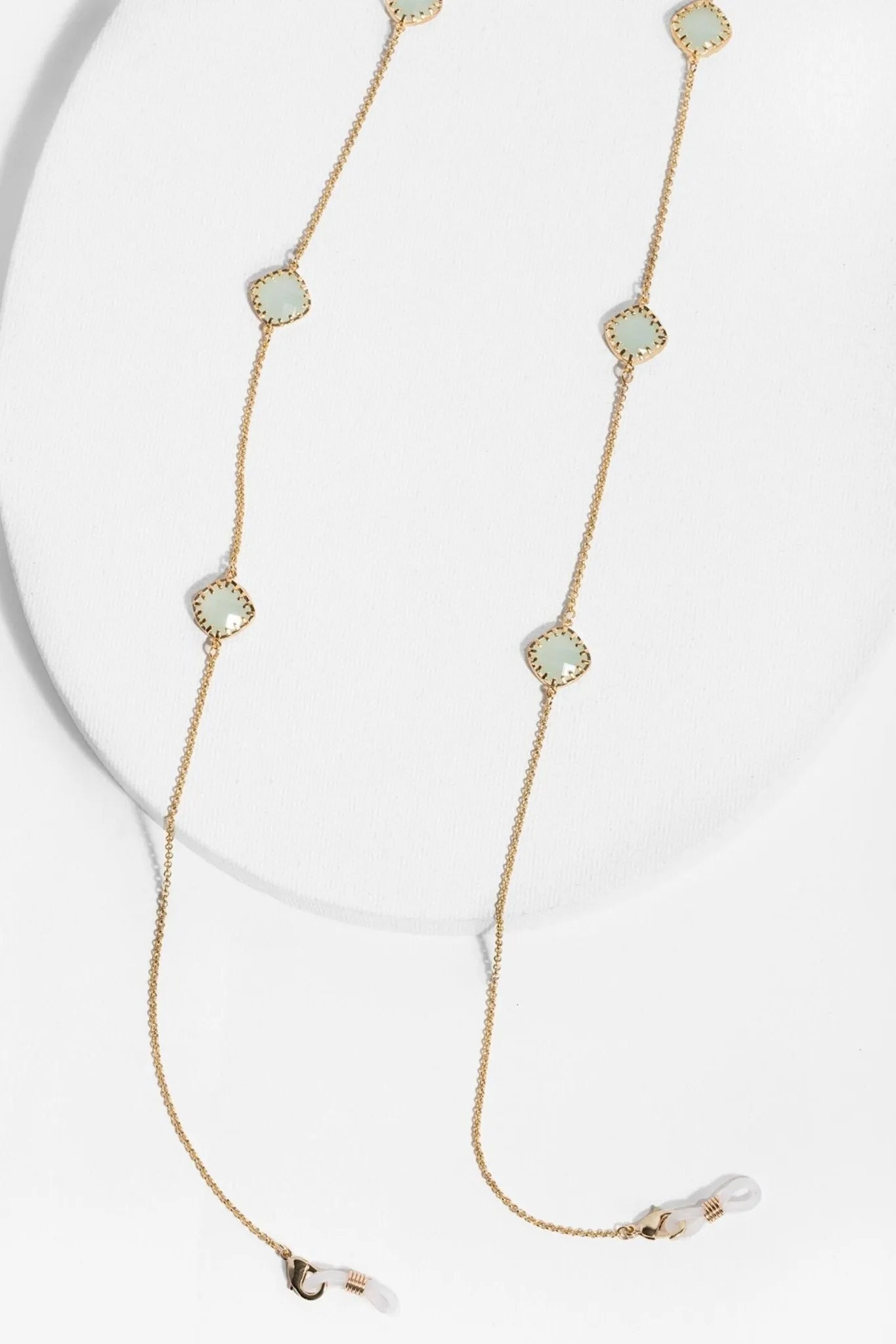 Gemstone Convertible Mask Chain - Adjustable Beaded Lanyard for Face Masks | Stylish & Practical Jewelry Accessory for Women - Perfect for Work, Travel & Daily Use