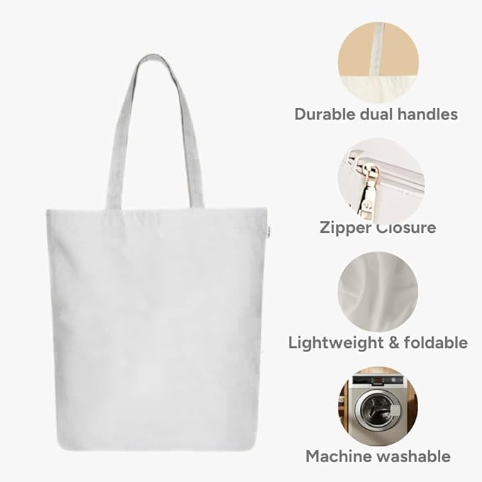Eshaaver Anime Haven Tote Bag - Lightweight & Durable Anime Themed Shoulder Bag for School, Work & Shopping - Perfect Gift for Anime Fans & Otaku Culture Lovers