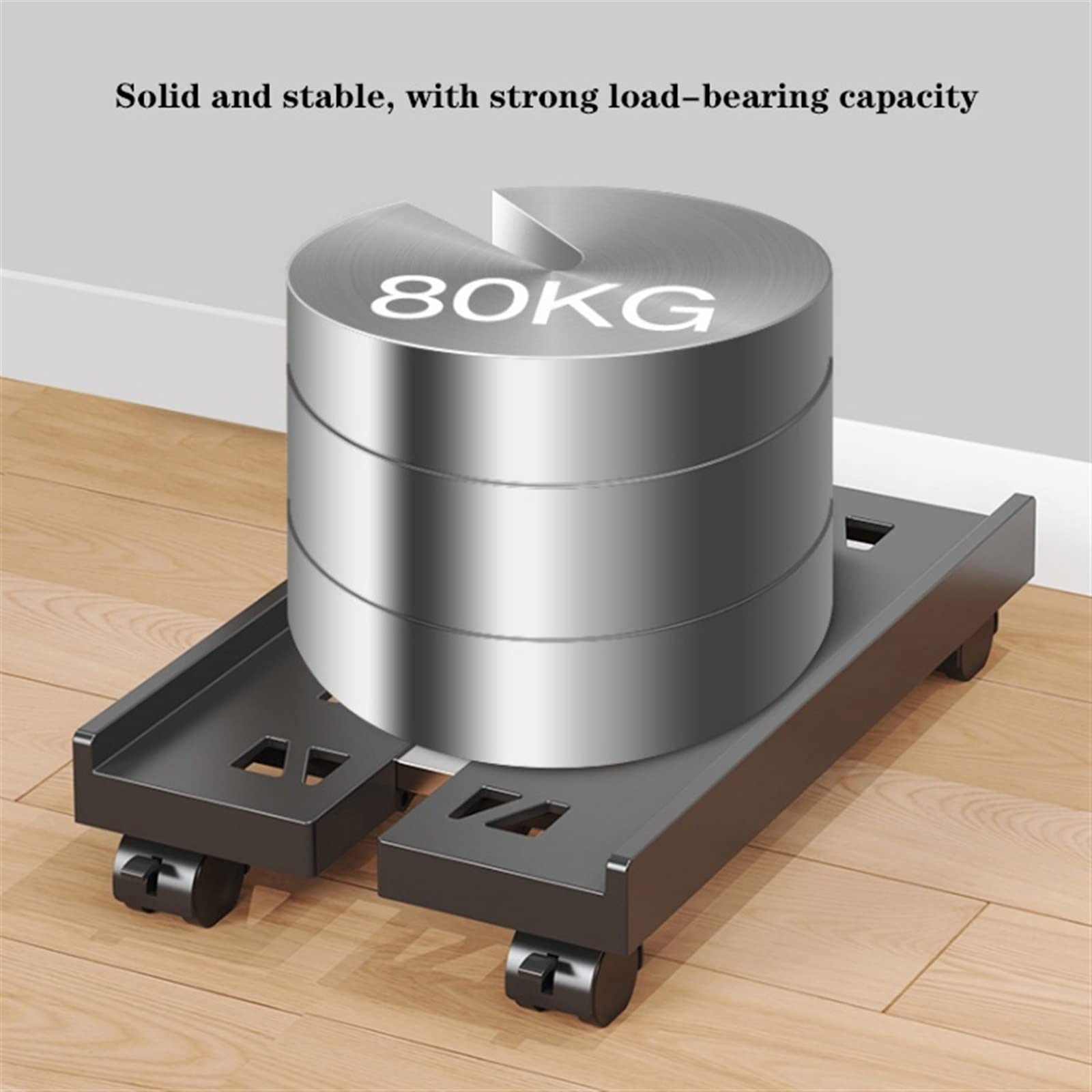 Adjustable Metal CPU Stand with Rolling Wheels - Expandable Desktop PC Tower Holder for Home & Office - Secure Mobile Computer Case Cart with Caster Wheels for Easy Relocation