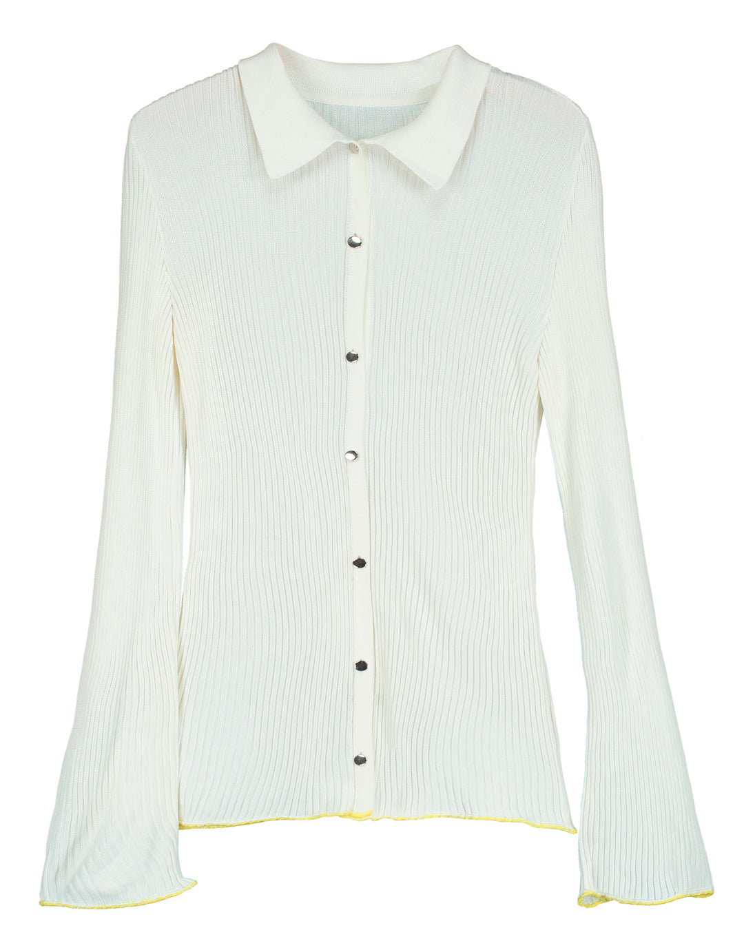 Sicilia Cardigan Women's White Knit Sweater - Cozy Winter Pullover for Casual Outfits & Office Wear