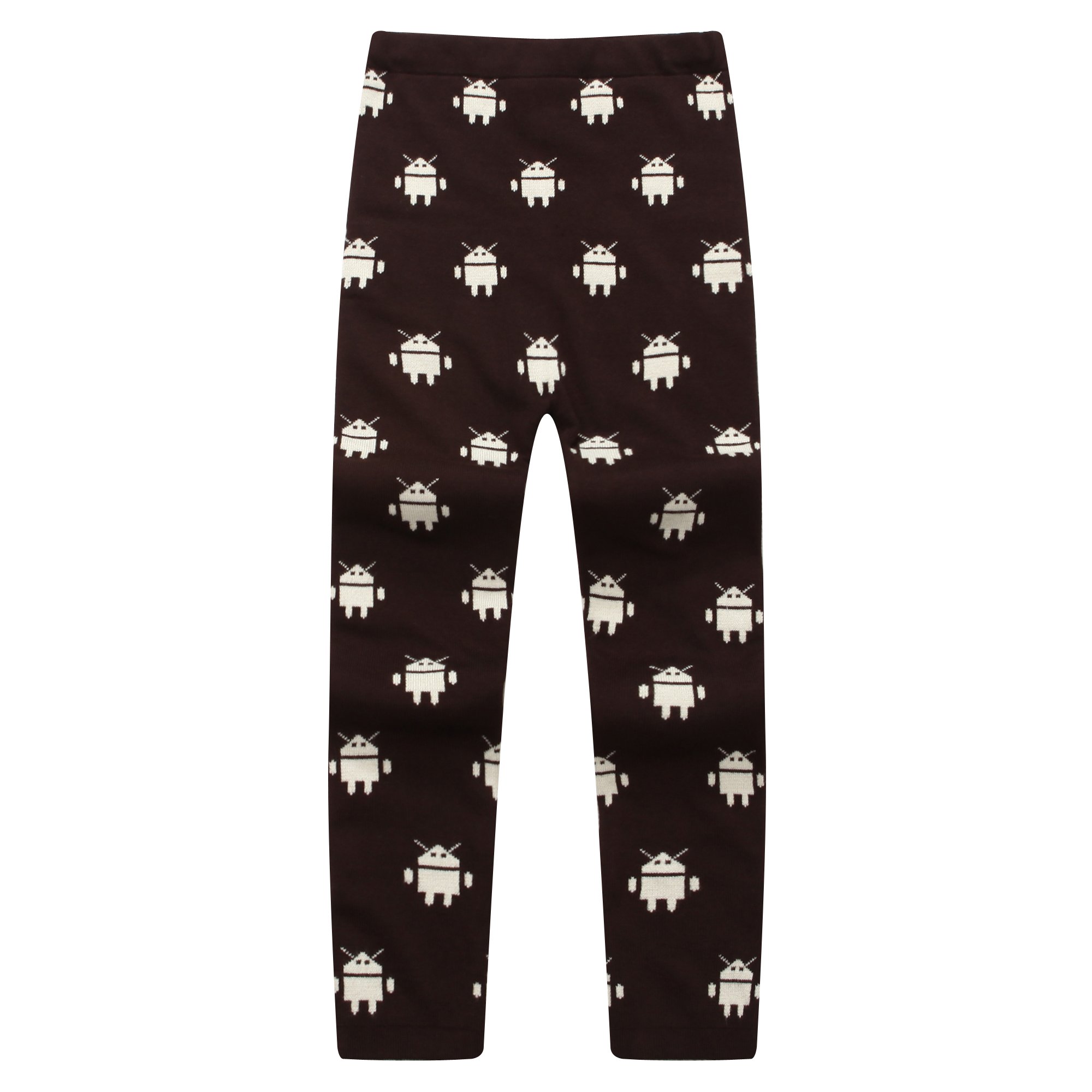 Richie House Girls' Knit Leggings - Soft & Stretchy for Play & School