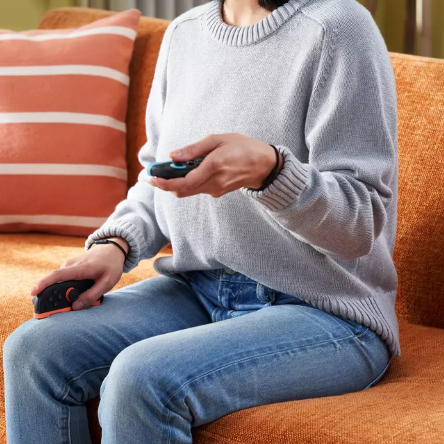 Original Nintendo Switch Joy-Con (L/R) - Blue & Red - Wireless Controllers for Gaming, Multiplayer & Motion Control - Compatible with Switch & Switch OLED