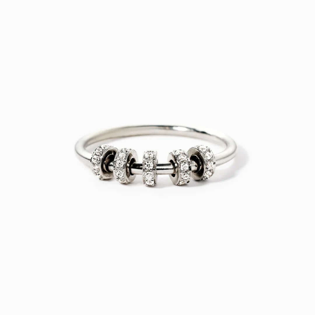Women's Anxiety Relief Fidget Spinner Ring - Stress & Focus Tool for ADHD, OCD, Anxiety | YS000 | Perfect for Office, School, Travel & Meditation