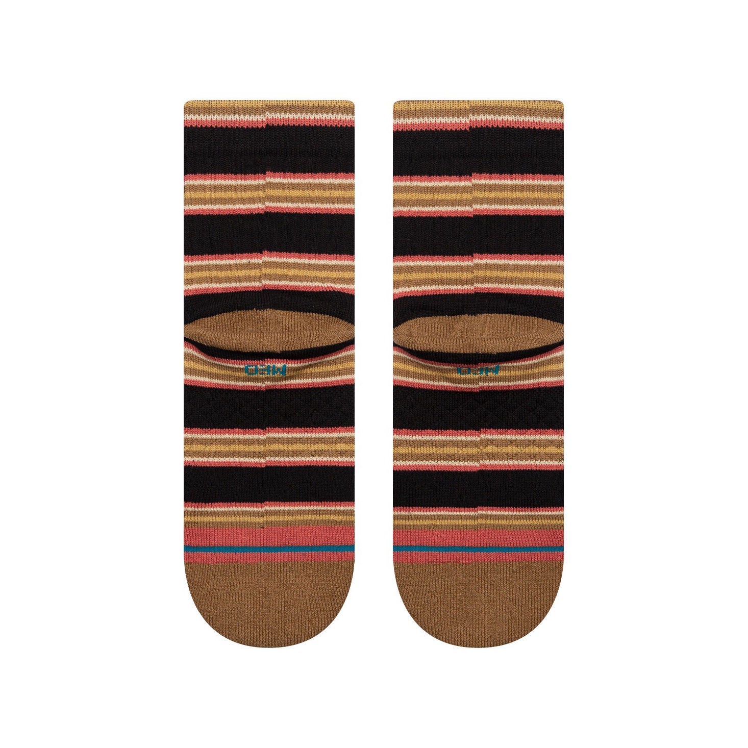 Premium Adult Quarter Socks - Speakeasy Black - Comfortable Casual & Athletic Socks for Men & Women - Perfect for Running, Hiking & Everyday Wear