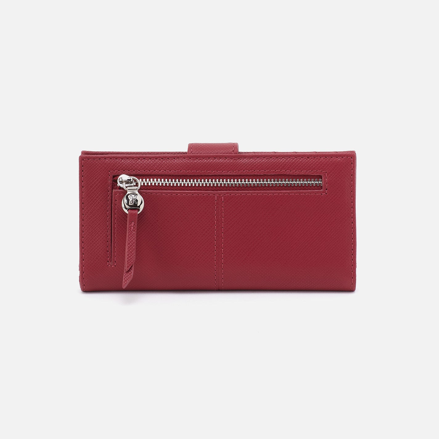 Premium Soft Saffiano Leather Bifold Wallet for Men - Slim RFID Blocking Credit Card Holder with Cash Pocket (Cranberry Red) - Perfect for Everyday Carry, Business & Travel
