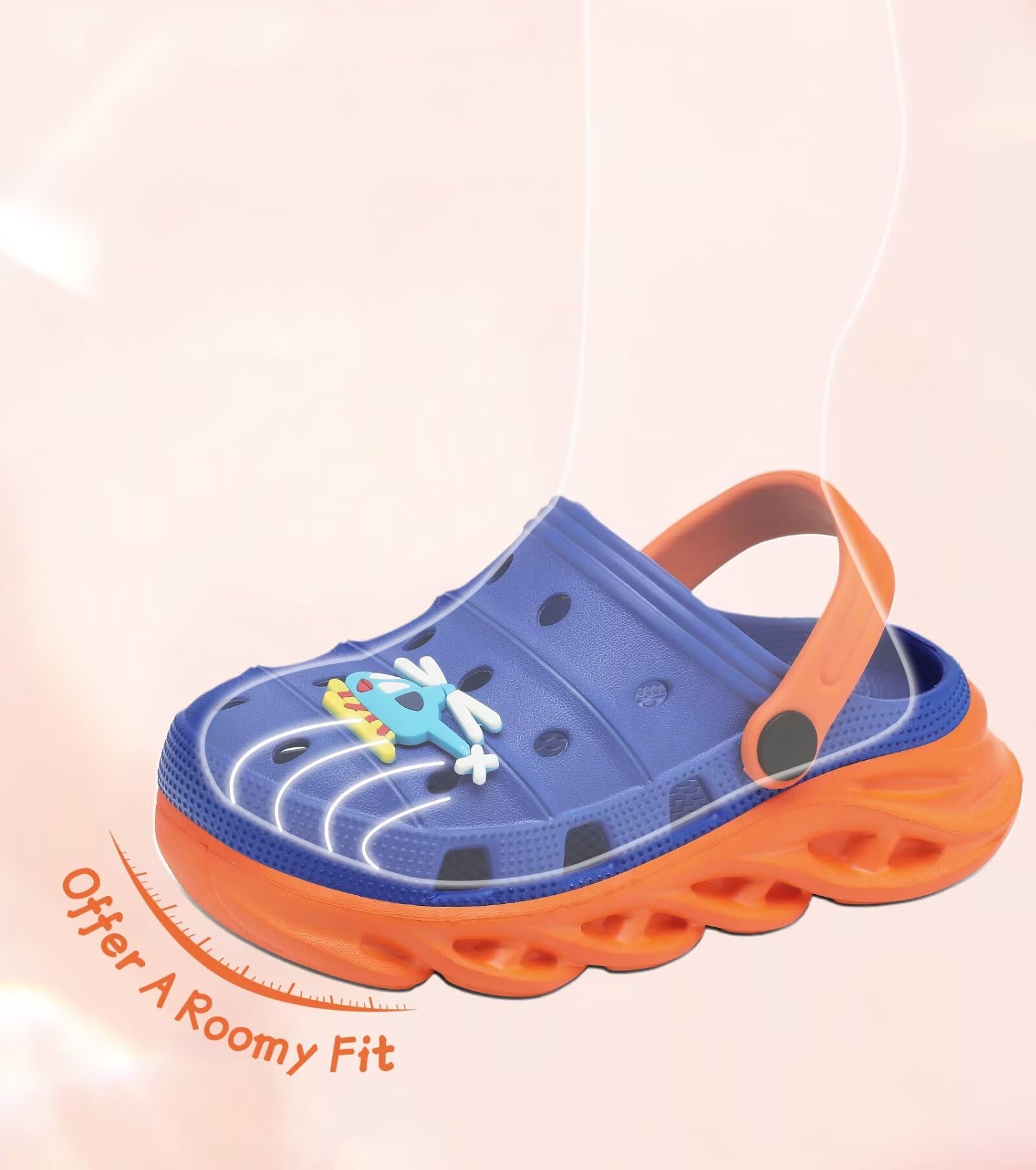 **Toddler Kids Clogs - Slip-On Slide Sandals for Boys & Girls - Comfortable Beach, Pool & Garden Slippers - Perfect for Summer Outdoor Play**