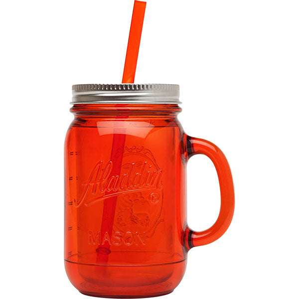 Aladdin Original 20oz (591mL) Stainless Steel Insulated Mason Tumbler with Lid - Perfect for Hot/Cold Drinks, Camping, Office & Outdoor Activities