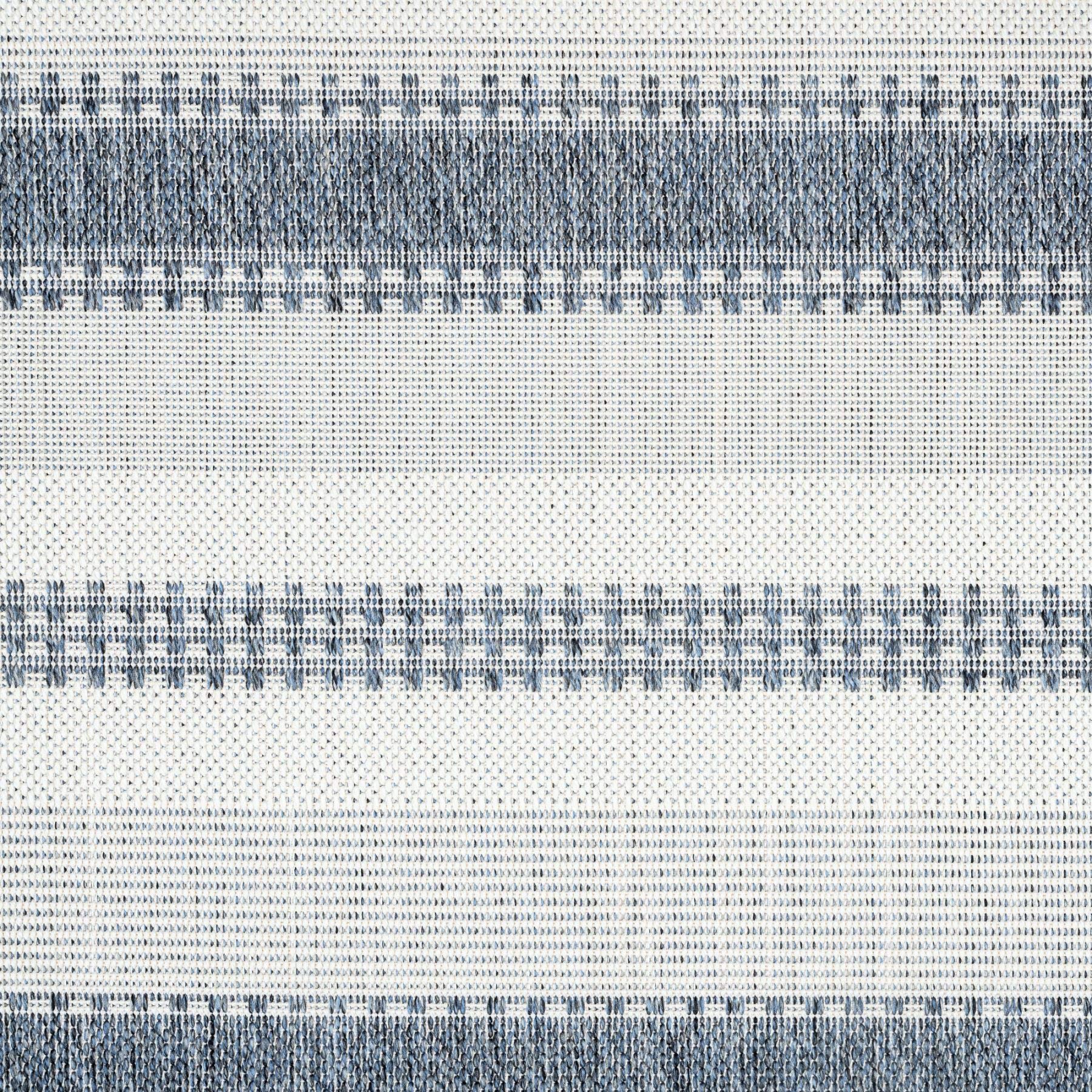 Home Dynamix Tripoli Mateo Modern Indoor/Outdoor Area Rug - Dark Blue & Cream 5'3