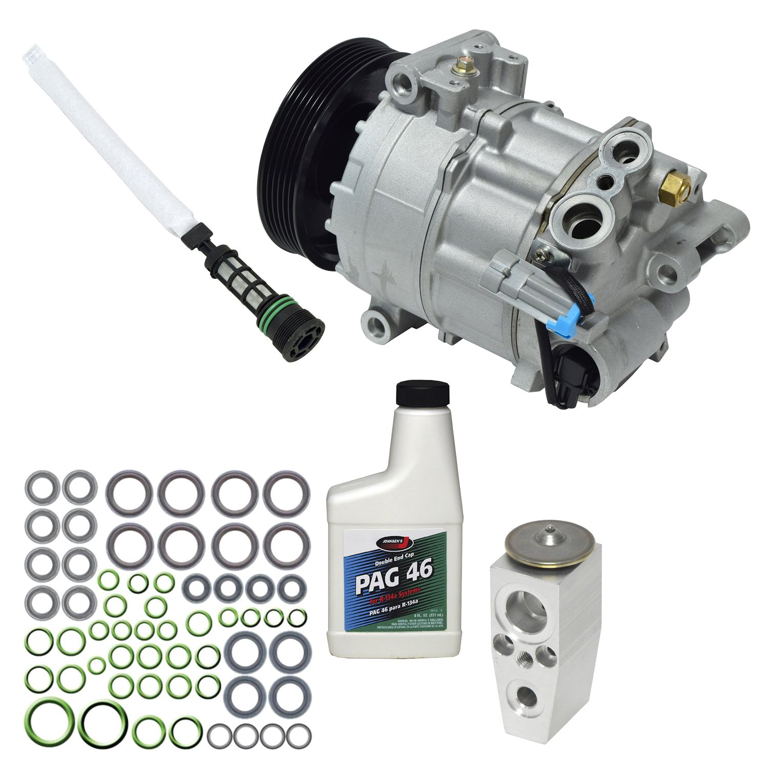 Universal Air Conditioner KT 1230 A/C Compressor & Component Kit - Replacement Parts for Car AC Repair & Maintenance - Perfect for Home Mechanics & Auto Shops