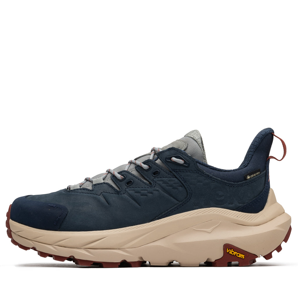 Hoka One One Kaha 2 Low GTX Hiking Shoes - Waterproof & Lightweight for Men & Women | Limestone/Shifting Sand Color | Perfect for Trail Running, Outdoor Adventures & Daily Wear