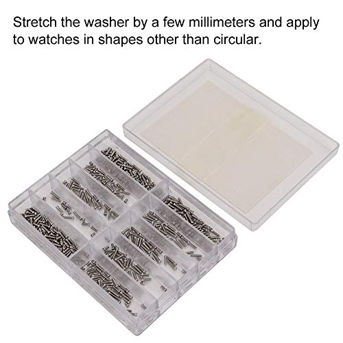 Zerone Watch Screws Kit (1.6-6.0mm) - Stainless Steel Watch Back Cover Repair Screws with Cross Head & Storage Box - Perfect for Watch Repair, Maintenance & DIY Projects