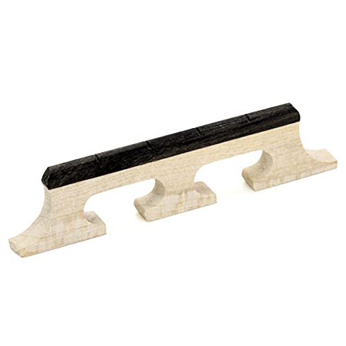 Premium 4-String Banjo Bridge for Banjolele & Bell Banjo - High-Quality Replacement Part for Enhanced Sound & Durability - Perfect for Bluegrass, Folk & Country Music Performances