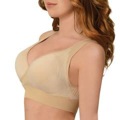 Sankom Patent Bra - Comfortable Wireless Support for Everyday Wear | Perfect for Work, Yoga, and Active Lifestyles