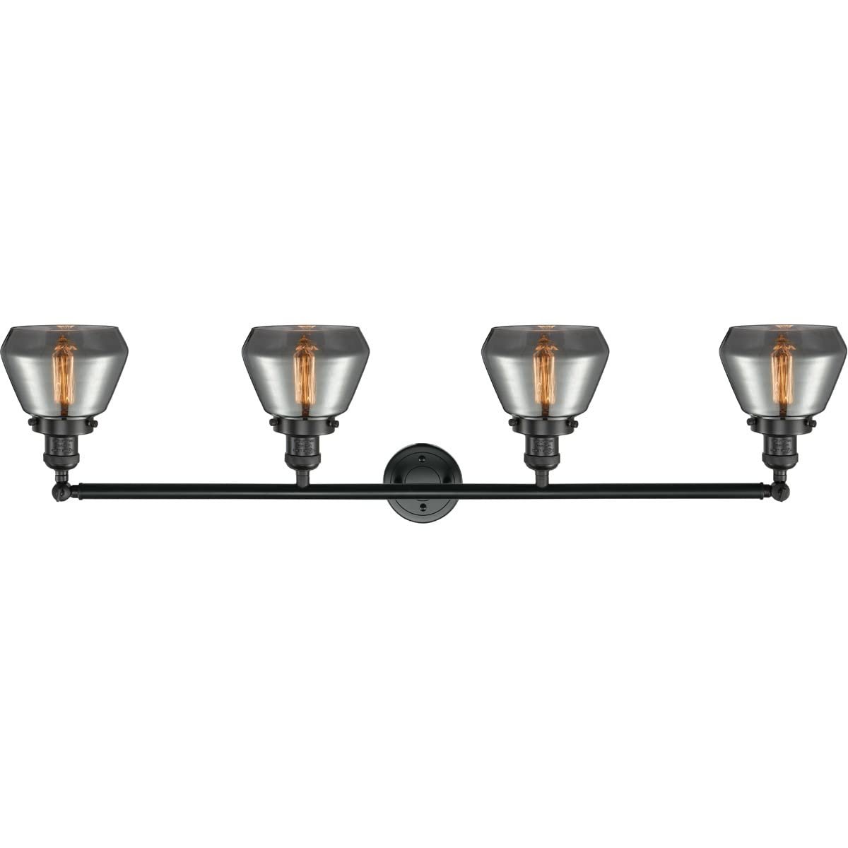 Franklin Restoration Collection 4-Light Bathroom Vanity in Black - Modern Elegance for Master Bath & Powder Room Decor
