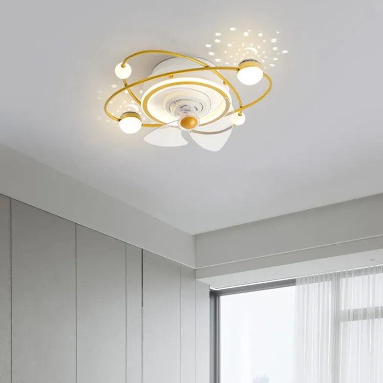 Modern Ceiling Fan with Light - 3 Blades, Remote Control, Quiet Motor for Bedroom, Living Room & Office | Energy Efficient & Stylish Home Decor