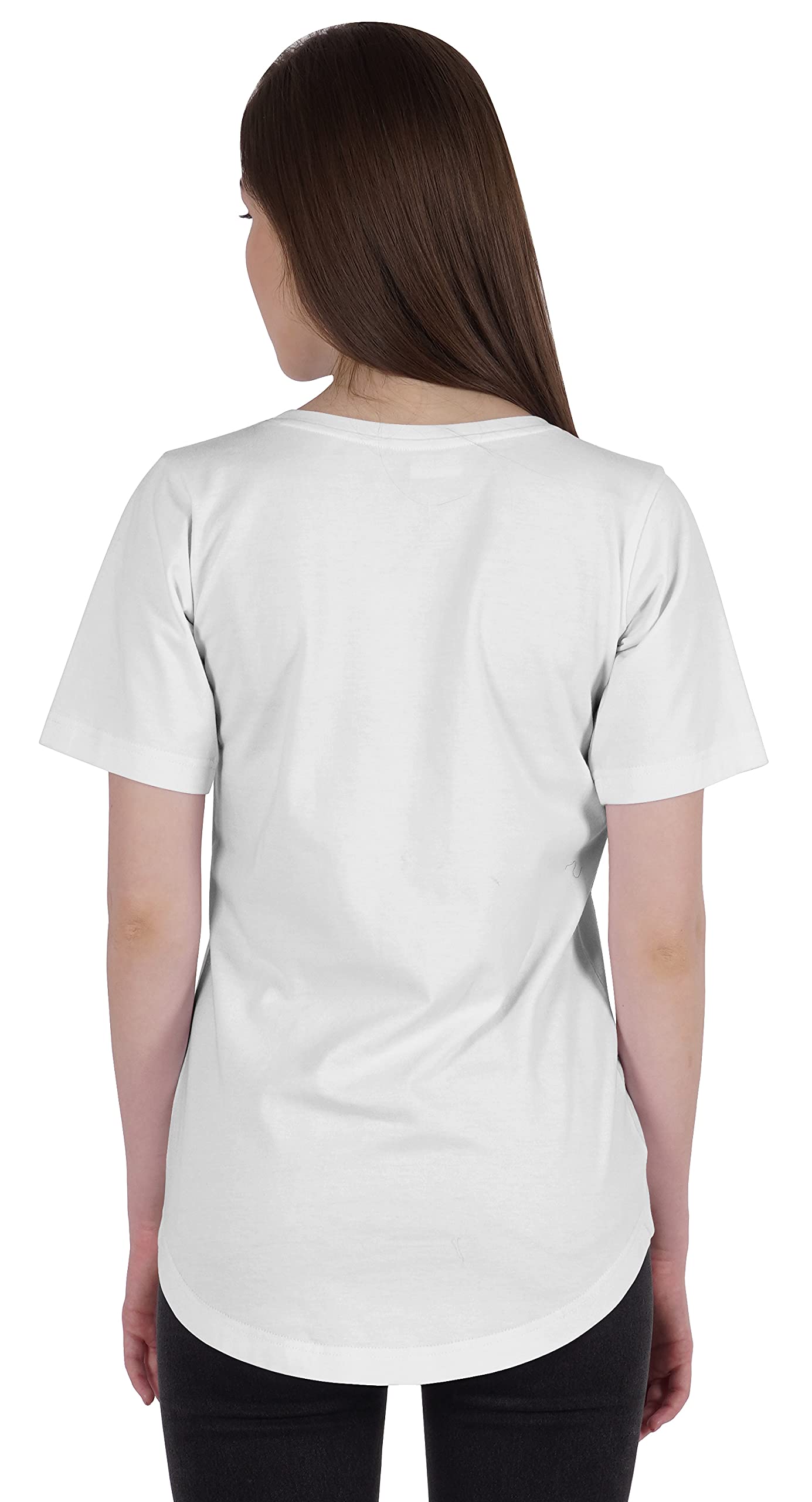 Inkmeso Women's Scoop Neck Graphic T-Shirt - 'Teaching is My Super Power' Teacher Quote Top | Casual Wear for Educators, Back to School, Teacher Appreciation Gifts