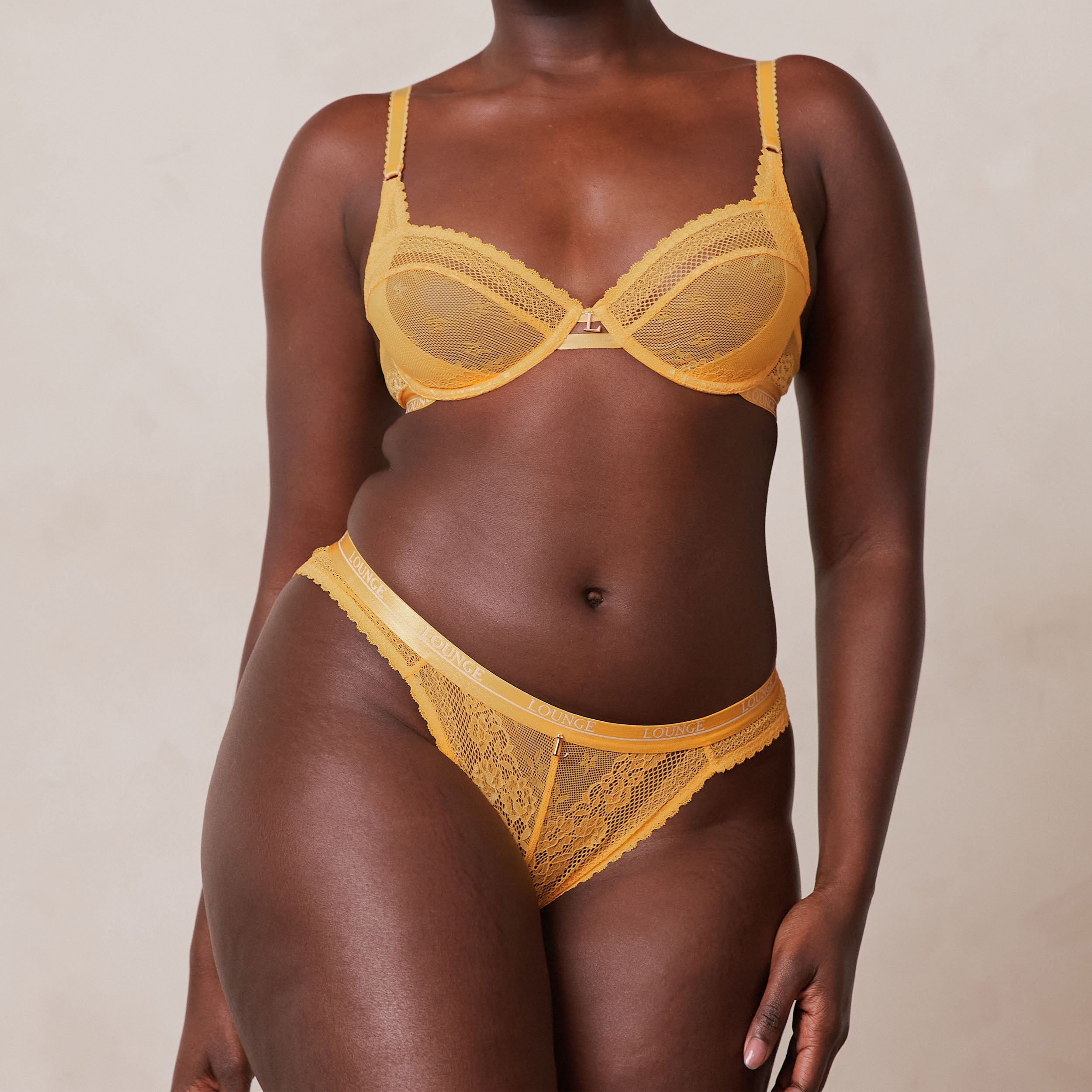 Liberty Balcony Bra - Comfortable Wireless Mustard Yellow Bralette for Women | Perfect for Yoga, Lounge & Everyday Wear