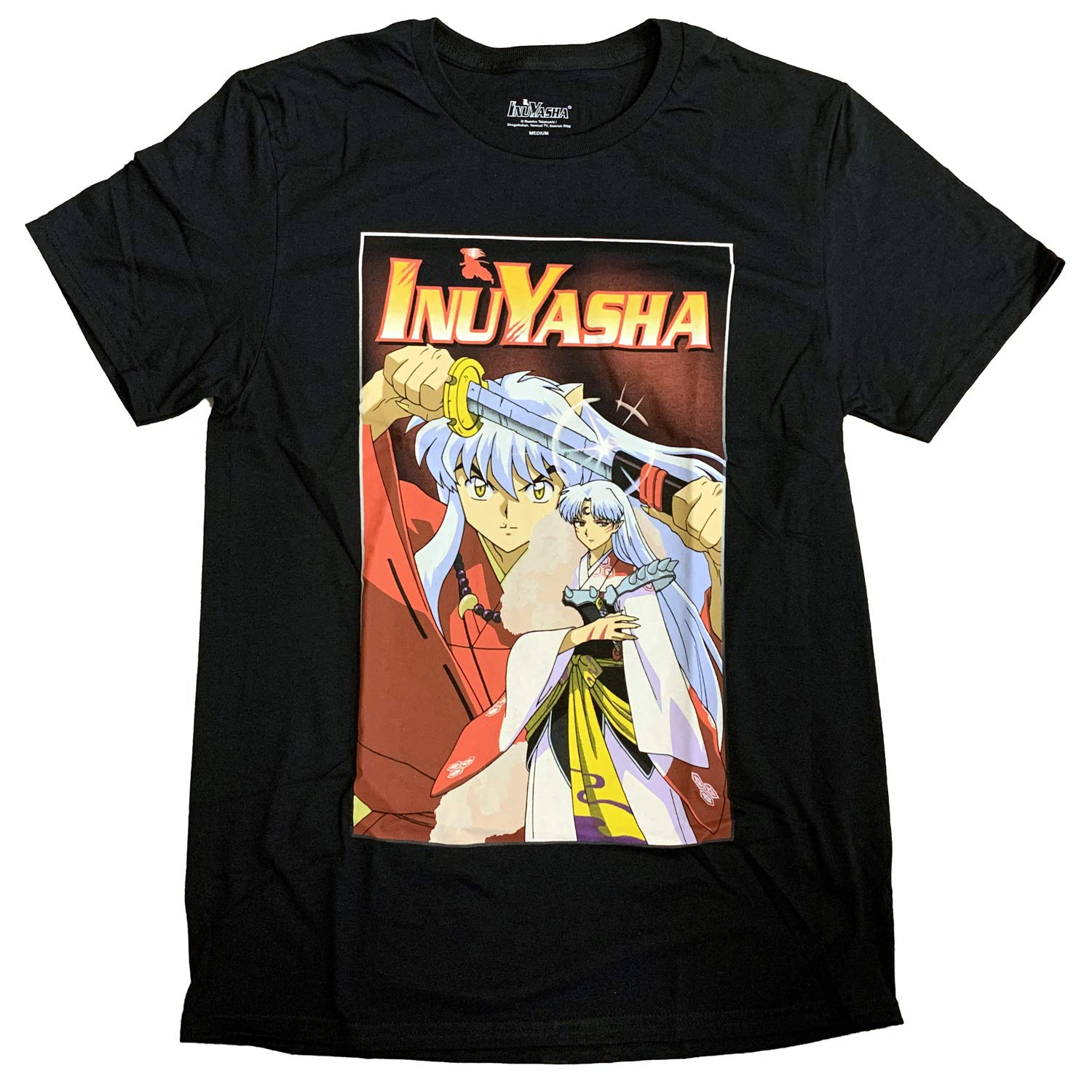 Official Inuyasha & Sesshomaru Anime Licensed Unisex T-Shirt - Casual Wear for Anime Fans & Cosplay Enthusiasts