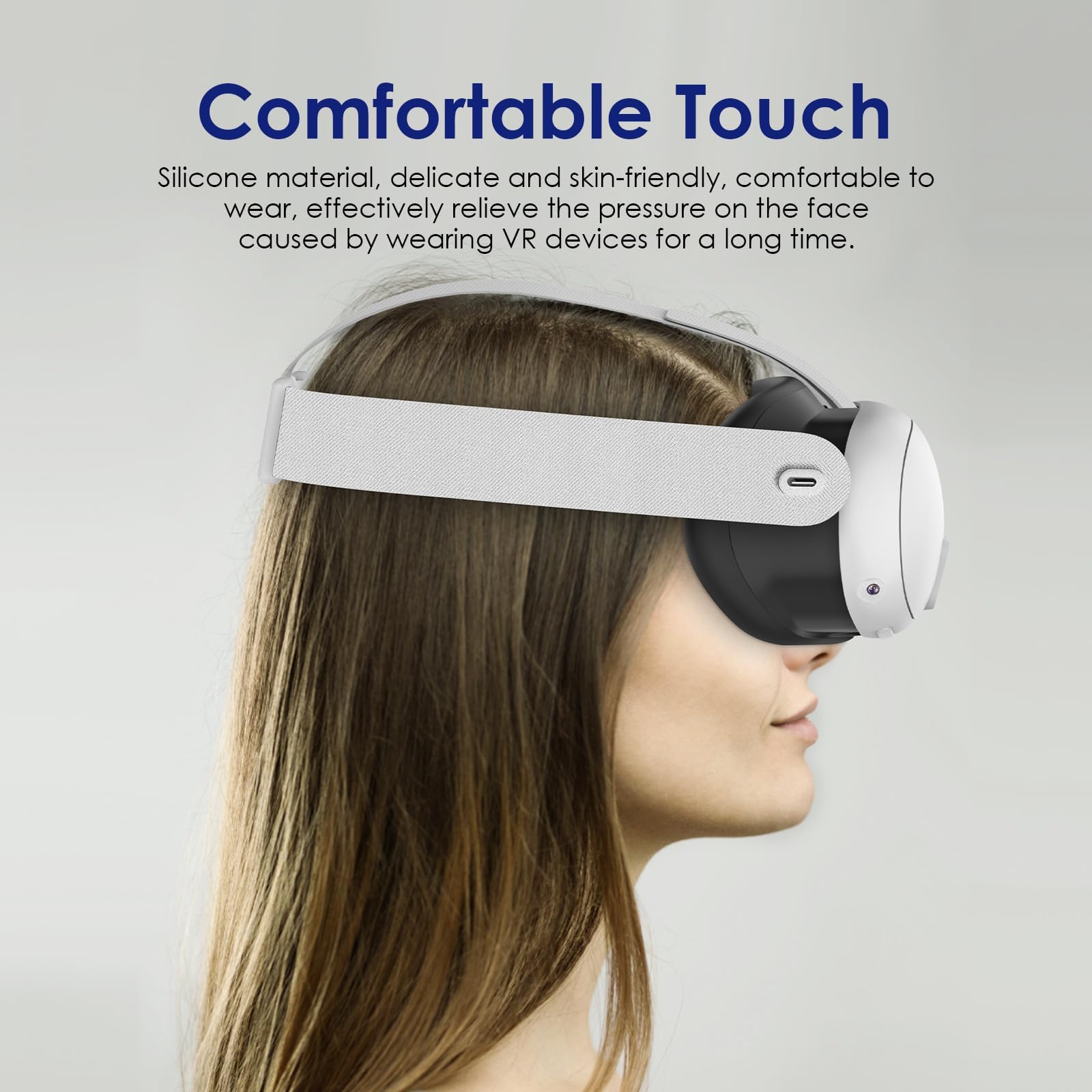 Meta Quest 3 VR Silicone Face Mask - Lightproof & Sweatproof VR Accessories for Enhanced Immersion (Black) - Perfect for Gaming, Fitness VR & Long Play Sessions