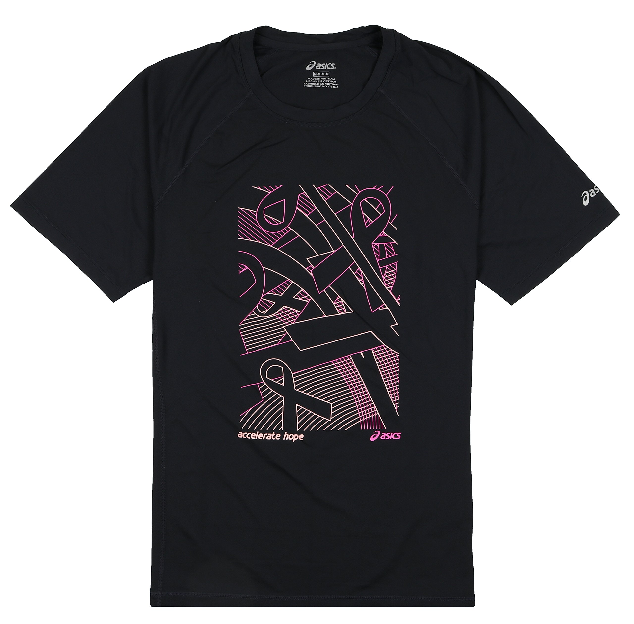 ASICS Men's Floating Ribbons Short Sleeve T-Shirt - Lightweight Athletic Performance Top for Running, Gym & Casual Wear