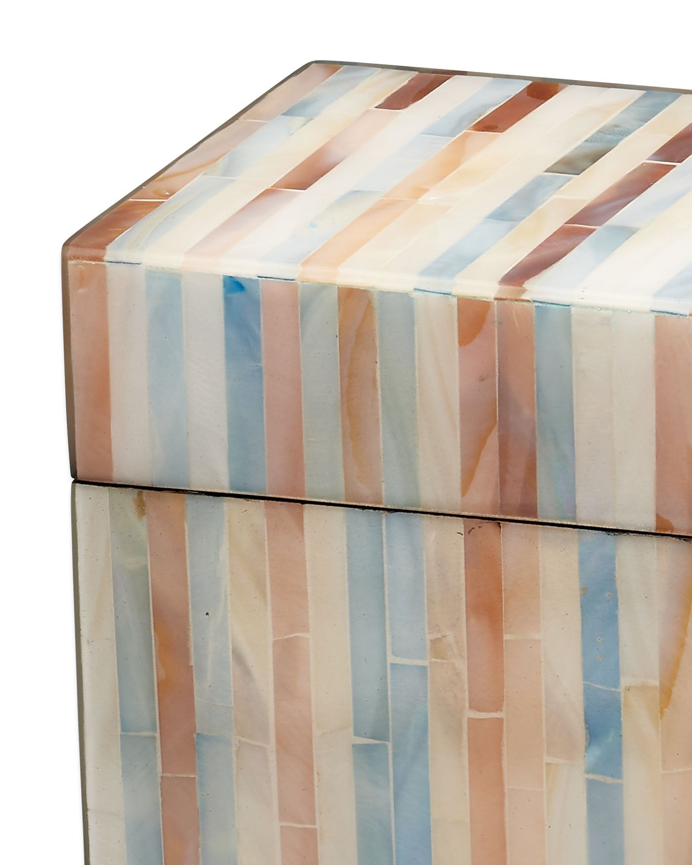 Roosevelt Box Mixed Blue - Premium Storage Box for Home Organization, Office Supplies & Gift Packaging | Perfect for Closet, Desk & Party Decor