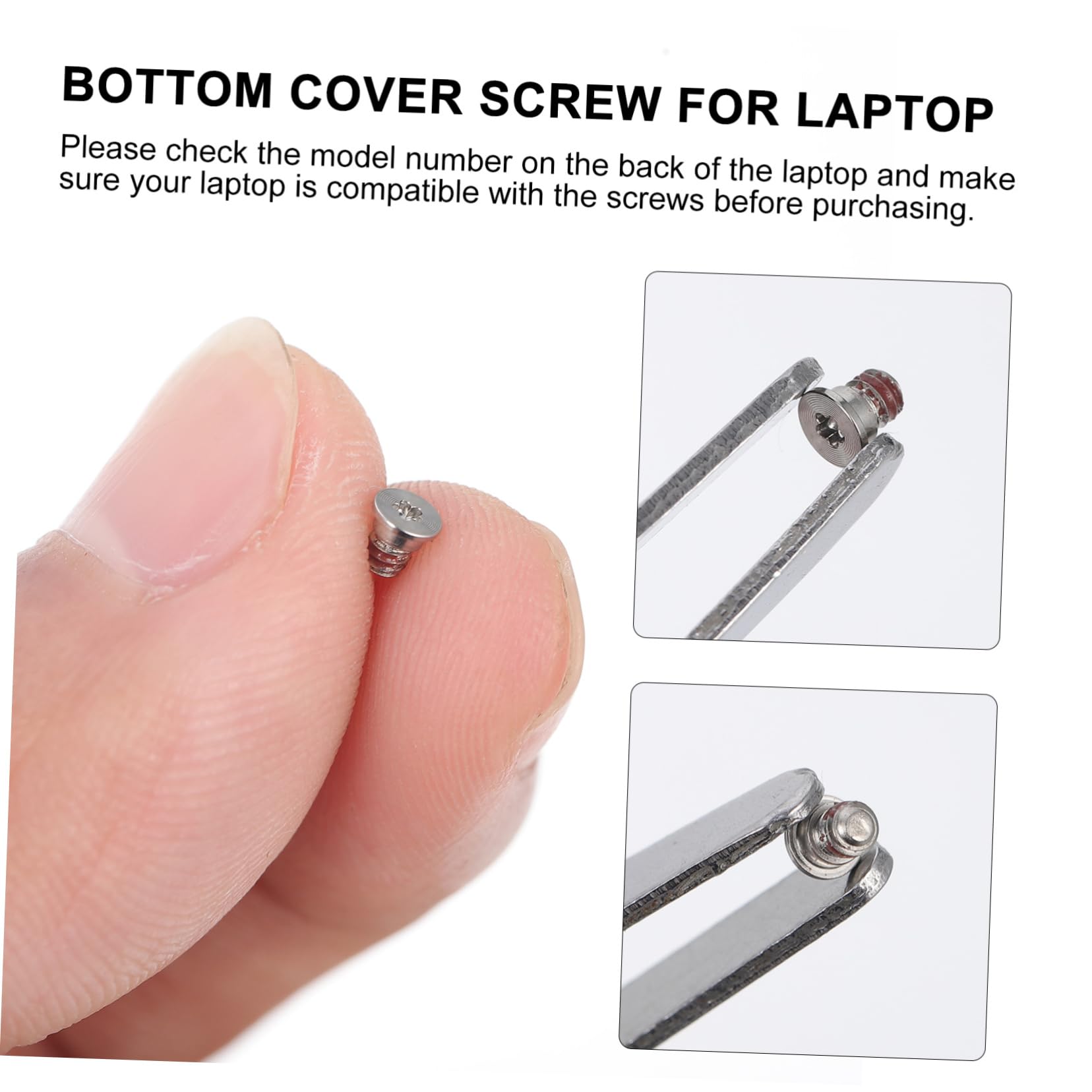 BUTIFULSIC Laptop Replacement Screw Set - Computer Bottom Cover Screws, Alloy Laptop Case Screws, Replacement Accessories for Laptop Repair and Maintenance