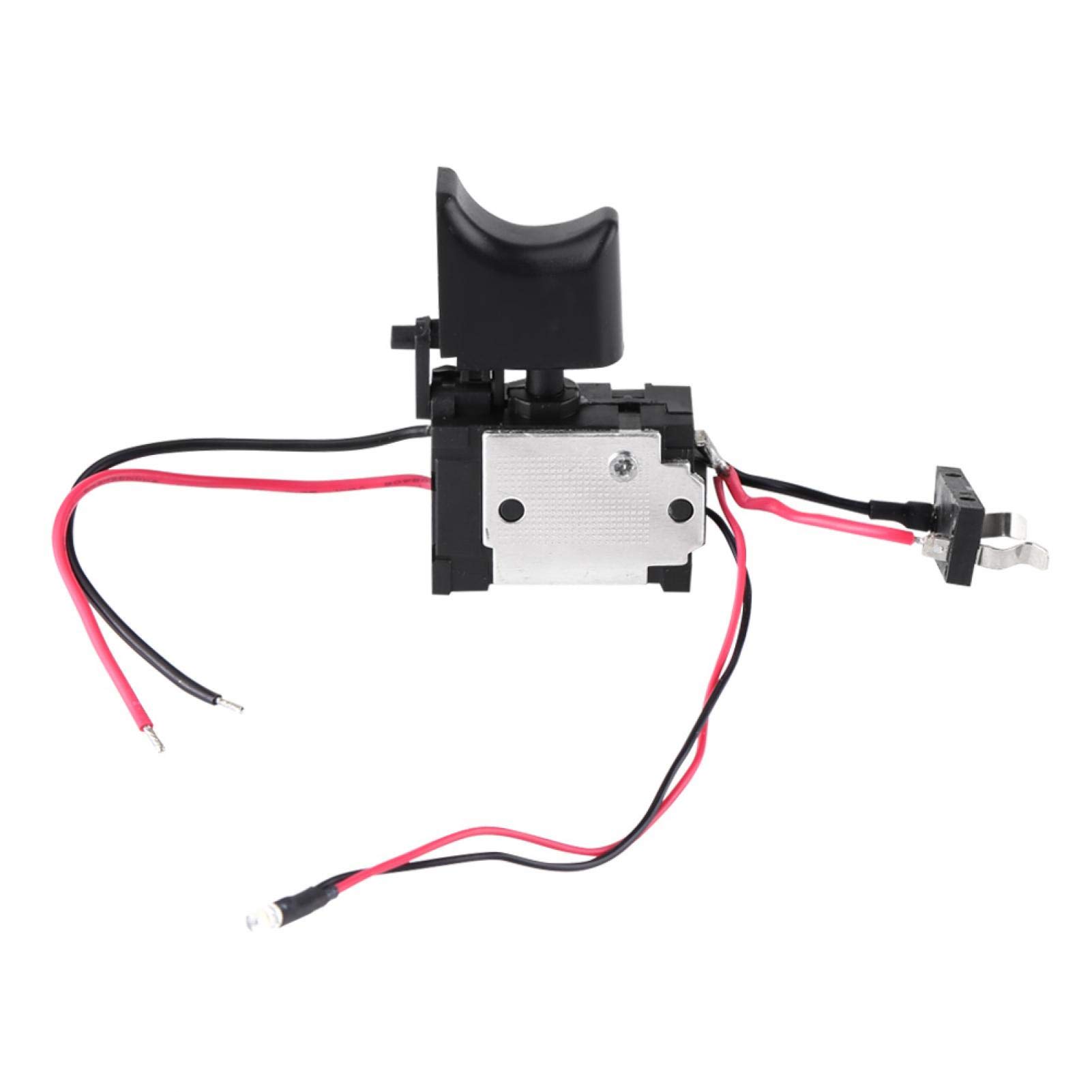 7.2V-24V Lithium Battery Cordless Drill Speed Control Trigger Switch with LED Light & Variable Speed - Perfect for DIY Projects, Home Repairs and Woodworking