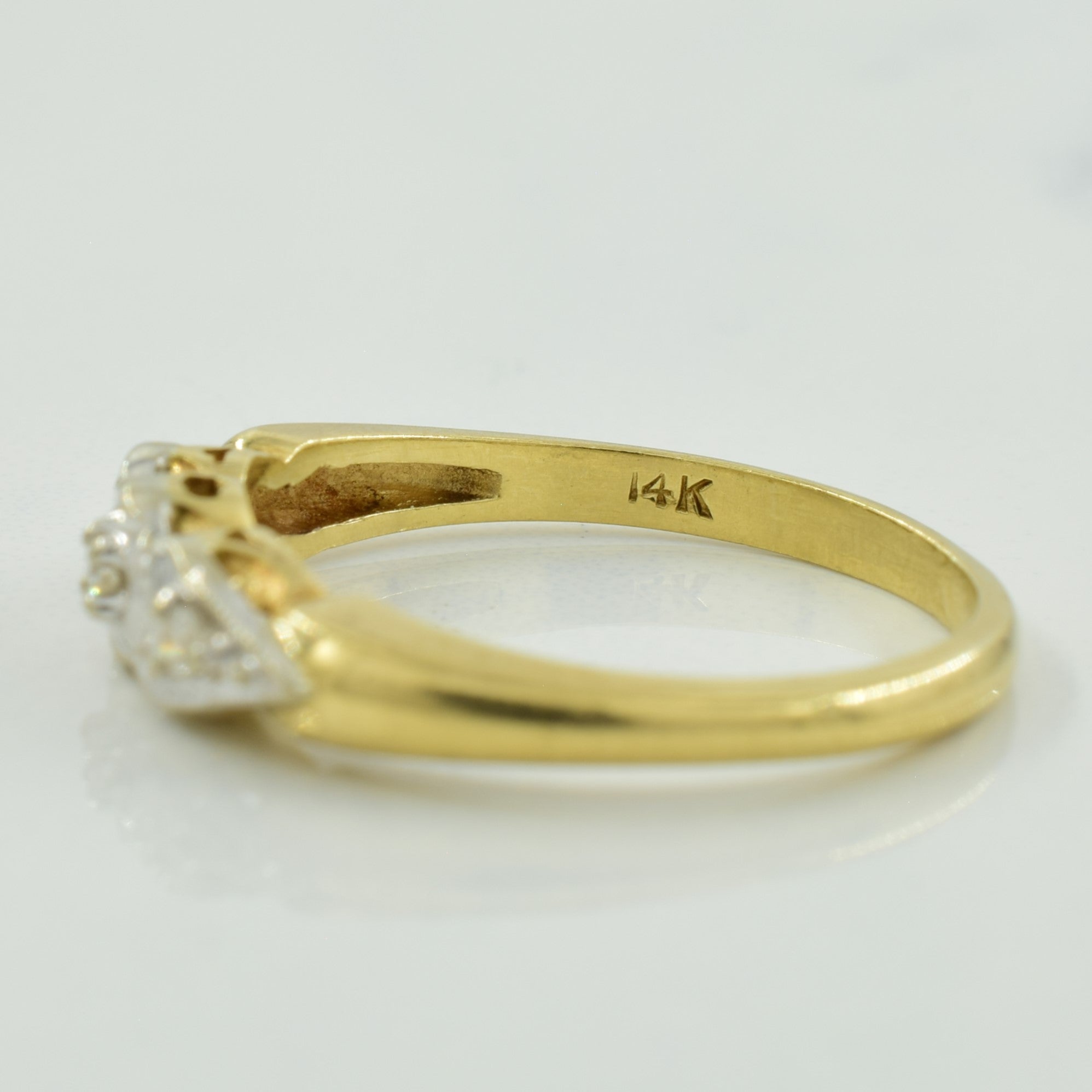 0.06ctw Three Stone Diamond Ring - Size 6.75 | Elegant Engagement, Anniversary & Wedding Band | Perfect for Proposals, Bridal Jewelry & Special Occasions