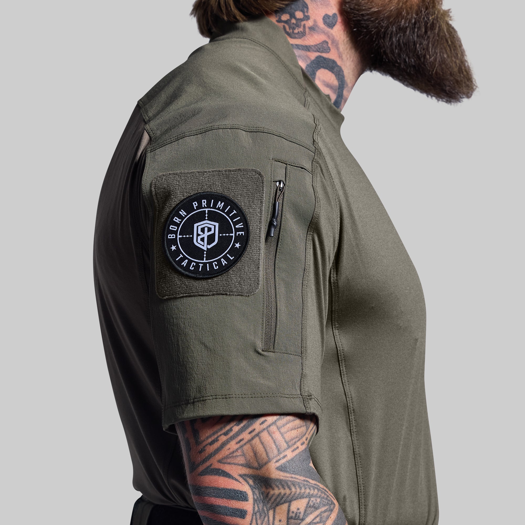 Ranger Green Op Top - Tactical Outdoor Shirt for Hiking, Camping & Airsoft | Durable & Comfortable Military Style Apparel