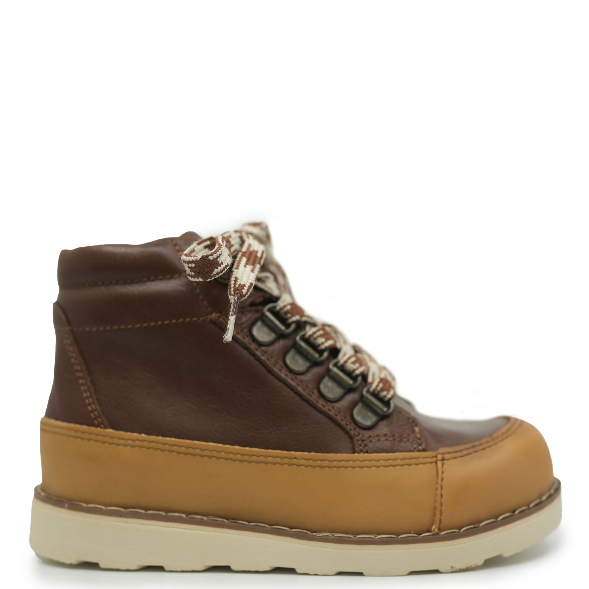 Petit Nord Two-Tone Hazelnut Boots for Women - Waterproof Winter Snow Boots with Fur Lining | Perfect for Hiking, Snowy Days & Outdoor Adventures