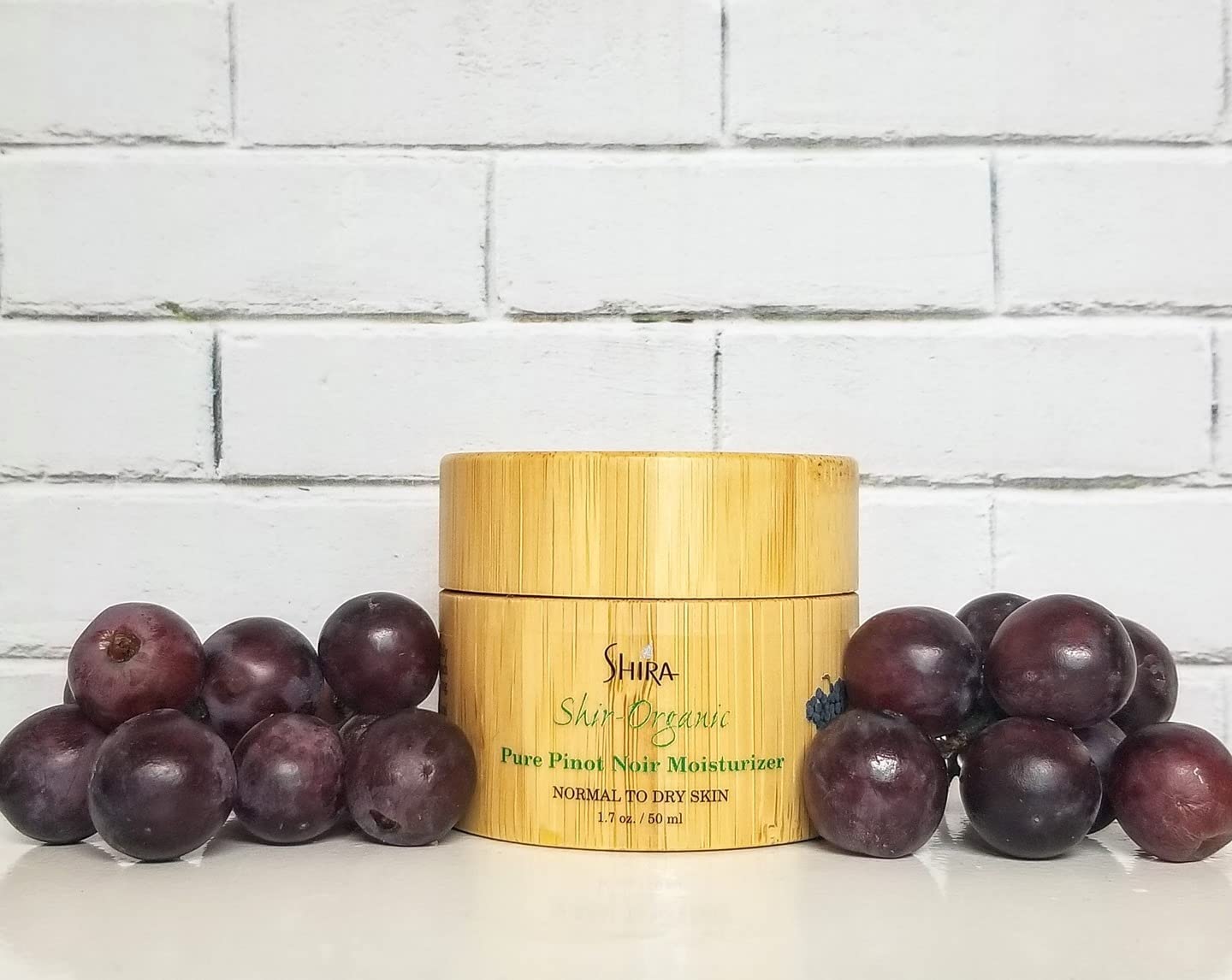 Shira Shir 50ml Organic Pinot Noir Moisturizer for Normal to Dry Skin – Hydrating Facial Cream with Natural Ingredients, Anti-Aging & Nourishing Skin Care | Daily Moisturizer for Dry Skin, Organic Skincare Treatment | Perfect for Morning & Night Routine, Winter Skin Care