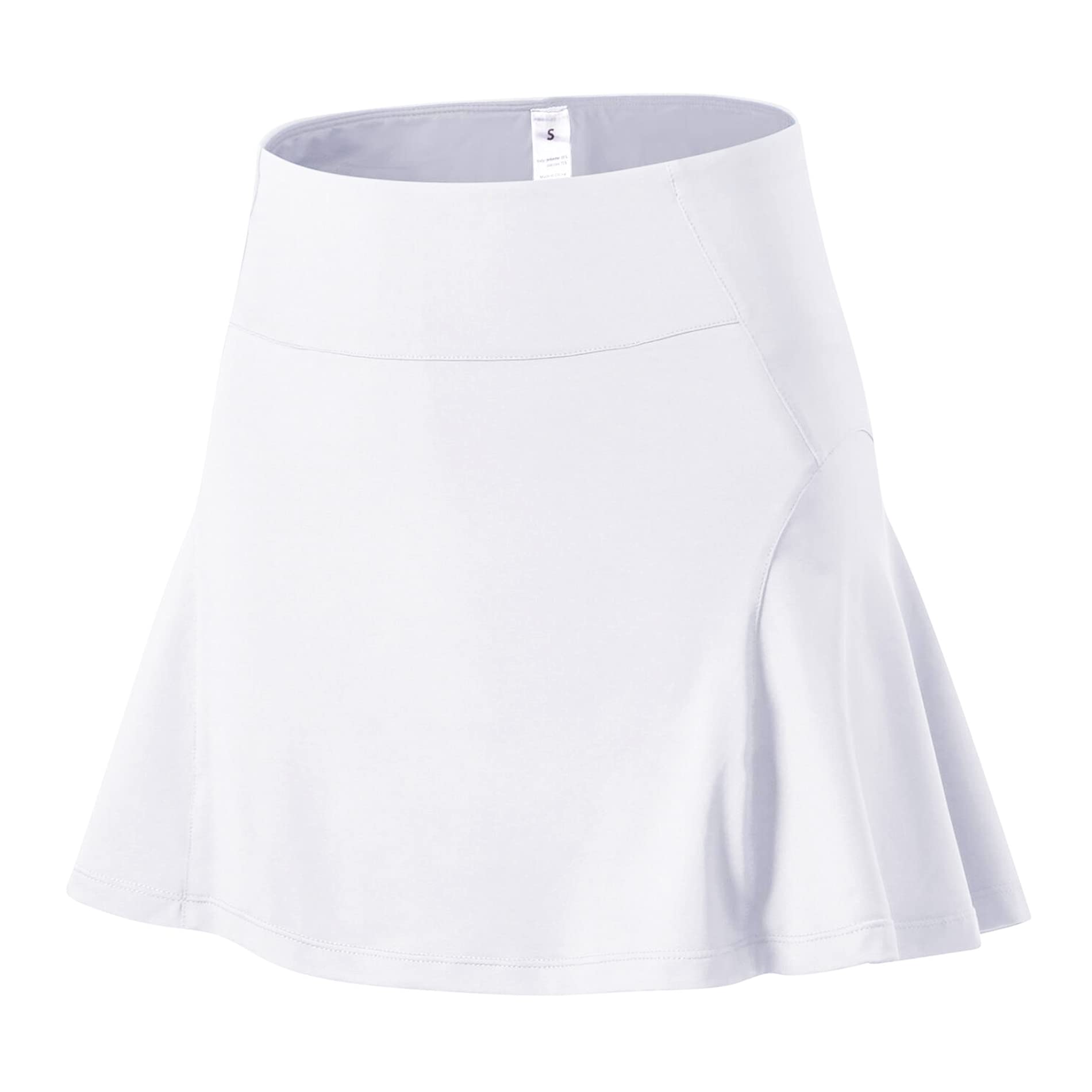 Durio High Waisted Tennis Skorts for Women - Athletic Black Skirt with Pockets | Perfect for Tennis, Golf & Casual Wear