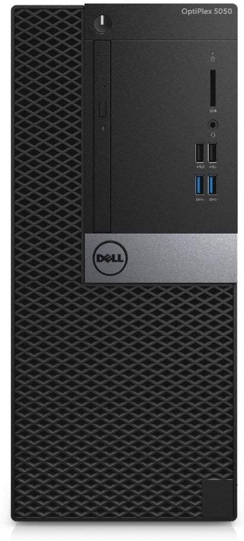 Refurbished Dell OptiPlex 5050 Mini Tower Desktop PC - Intel Core i5-6500 Processor (Up to 3.6GHz), 16GB DDR4 RAM, 256GB NVMe SSD + 2TB HDD, WiFi 6 (AX200), Bluetooth, Windows 10 Pro - Dual Monitor Support with Wireless Keyboard & Mouse Bundle - Perfect for Home Office, Business Workstations & Remote Learning