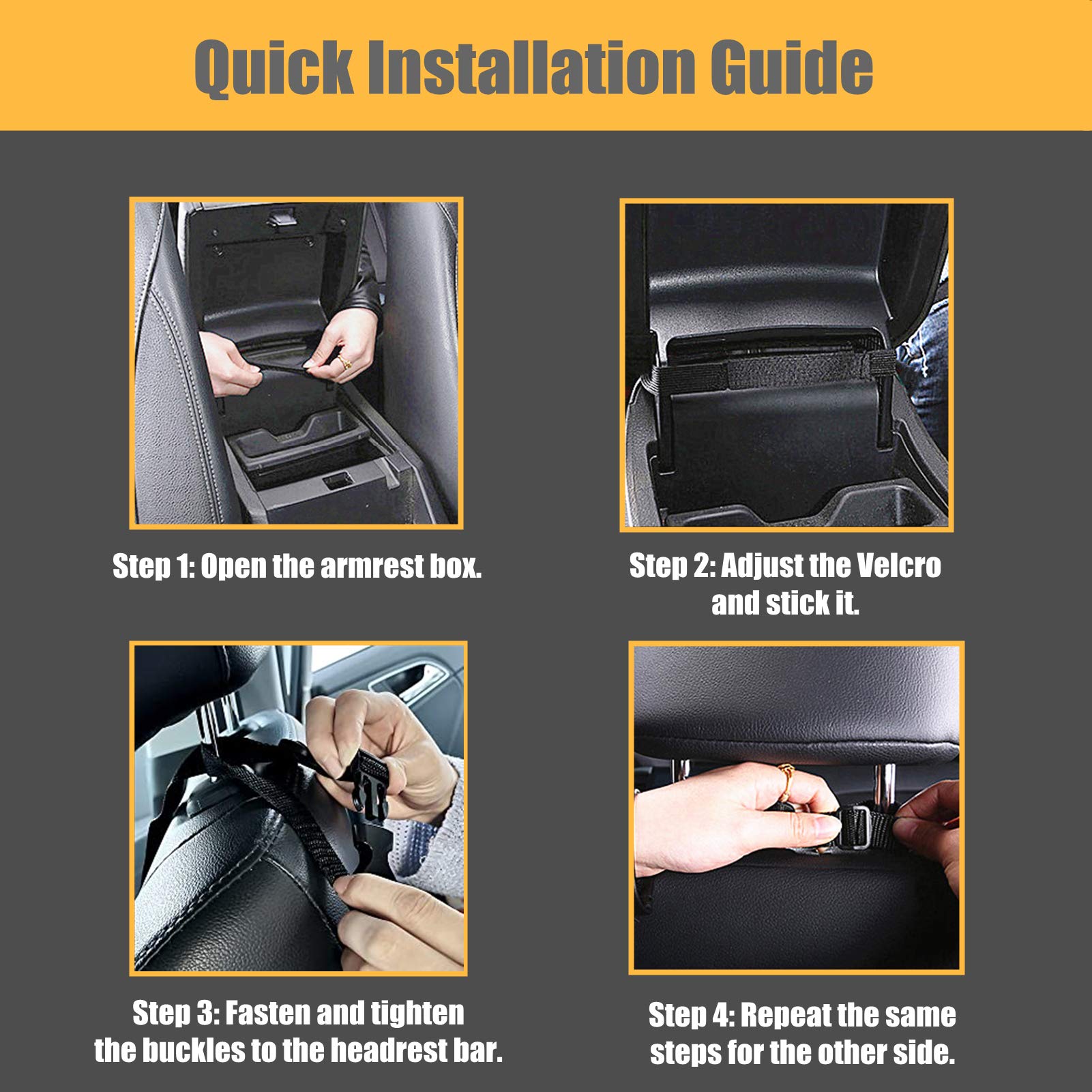 Premium PU Leather Car Handbag Holder - Organizer Net Pocket for Purse & Small Items - Secure Storage Solution for Cars, SUVs & Trucks | Perfect for Commuting, Road Trips & Daily Errands